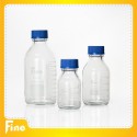 شیشه در ابی بطری در ابی فاین گلاس reagent bottle with blue screw cap Fine glass