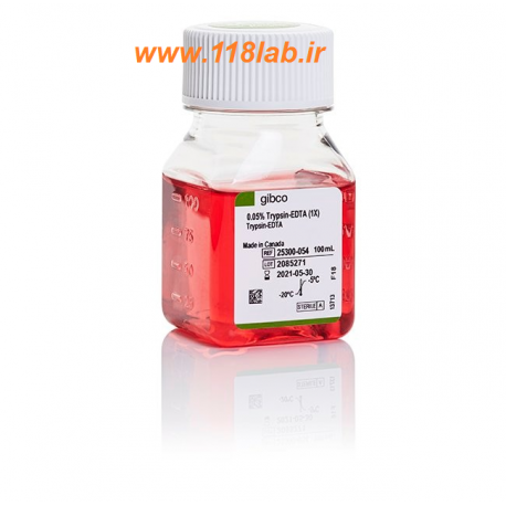 تریپسین Trypsin EDTA 0.05% گیبکو Gibco کد 25300054
