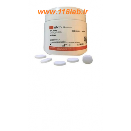 قرص PBS گیبکو PBS Tablets gibco کد 18912014 قرص PBS گیبکو PBS Tablets gibco کد 18912014
