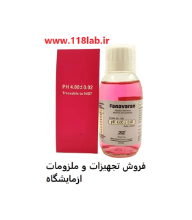 محلول بافر کالیبراسیون pH متر pH 4.00 حجم 120 میلی لیتر