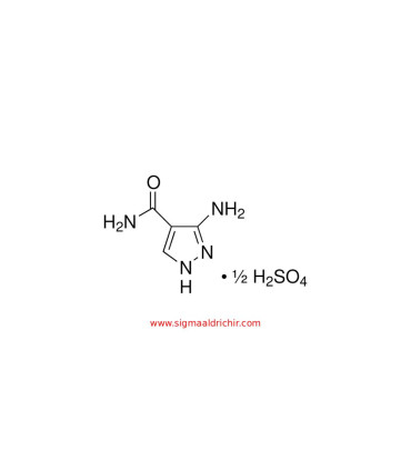 رفرنس استاندارد 3-امینو 4-پیرازول کربوکسامید 3-Amino-4-pyrazolecarboxamide Hemisulfate USP Reference Standard sigma 1013024
