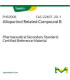 رفرنس استاندارد الوپرینول بی Allopurinol Related Compound B sigma 1013013