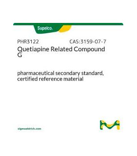 استاندارد مرجع USP کوئتیاپین Quetiapine Related Compound B USP Reference Standard Sigma 1592737