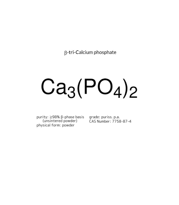 بتا تری‌ کلسیم فسفات β-tri-Calcium phosphate – Sigma Aldrich 13204