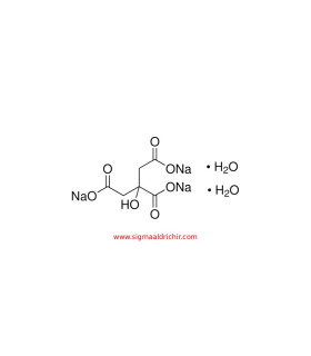 سدیم سیترات تری‌بازیک دی‌هیدرات  Sodium citrate tribasic dihydrate Sigma 71402