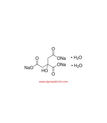 سدیم سیترات تری‌بازیک دی‌هیدرات  Sodium citrate tribasic dihydrate Sigma 71402