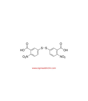 ۵٬۵′-دی‌تیوبیس(۲-نیتروبنزوئیک اسید)  5,5′-Dithiobis(2-nitrobenzoic acid) sigma D218200