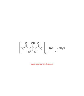 سیترات سرب (II) سه‌بازیک تری‌هیدرات  Lead(II) citrate tribasic trihydrate Sigma 15326
