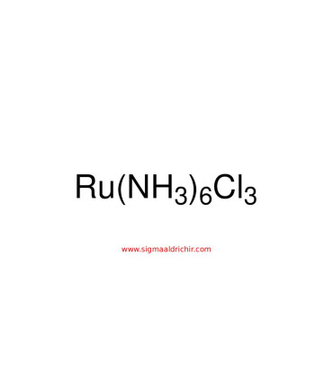 کلرید هگزا آمین روتنیوم (III)  Hexaammineruthenium(III) Chloride sigma 262005