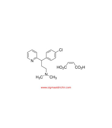 کلرفنیامین مالئات سالت   (±)-Chlorpheniramine maleate salt Sigma C3025