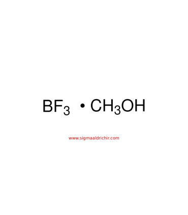 محلول بورون تری‌فلوئوراید در متانول  Boron trifluoride-methanol solution Sigma B1252