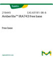 رزین تبادل یونی آمبرلایت  Amberlite™ IRA743 Ion Exchange Resin Sigma 216445