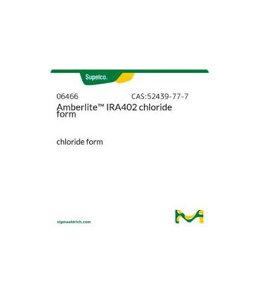 رزین تبادل یونی آمبرلایت  Amberlite™ IRA402 Ion Exchange Resin Sigma 06466