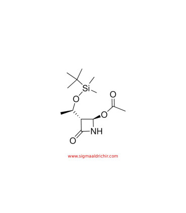 4-استوکسی-2-آزتیدینون  [3R(1′R,4R)]-(+)-4-Acetoxy-3-[1-(tert-butyldimethylsilyloxy)ethyl]-2-azetidinone Sigma375845