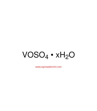 سولفات اکسید وانادیوم(IV) هیدراته  Vanadium(IV) oxide sulfate hydrate Sigma 233706