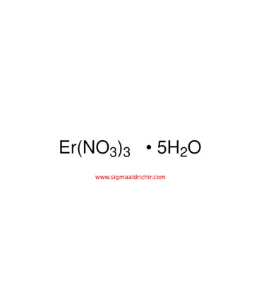 نیترات اربیوم(III) پنج‌آبه  Erbium(III) nitrate pentahydrate Sigma 298166