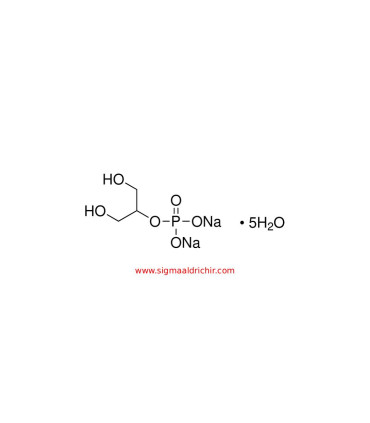 گلیسرول فسفات دی‌سدیم پنج‌آبه  β-Glycerol phosphate disodium salt pentahydrate Sigma 50020