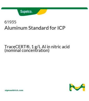 استاندارد آلومینیوم  Aluminum Standard for ICP Sigma 61935