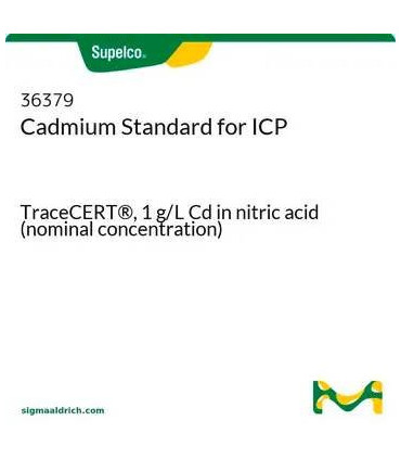 استاندارد کادمیوم  Cadmium Standard for ICP Sigma 36379