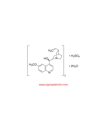 همی‌ سولفات کوینین مونوهیدرات    Quinine hemisulfate salt monohydrate Sigma 22642