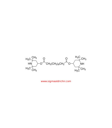 بیس(2,2,6,6-تترامتیل-4-پیپریدیل) سباسات    Bis(2,2,6,6-tetramethyl-4-piperidyl) sebacate Sigma 535834