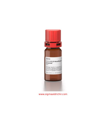 ۱،۱،۱،۳،۳،۳-هگزافلوئورو-۲-پروپانول     1,1,1,3,3,3Hexafluoro-2-propanol Sigma 105228
