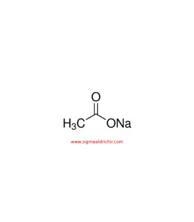 استات سدیم بی‌آب    Sodium acetate Sigma S8750