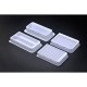قایقک هشت کانال  کانال 21012 Reservior ps White Stoped Bottom 4ml  12 CHs  Chanel Sterilized